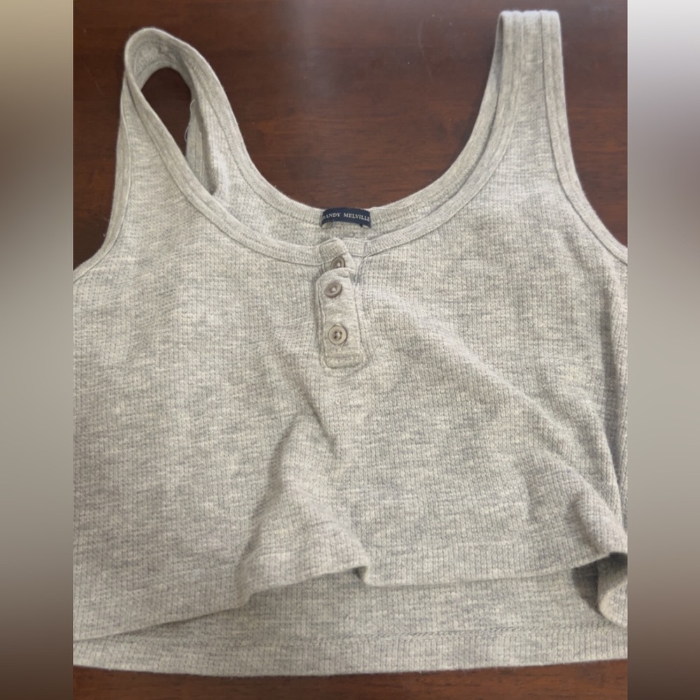 Brandy Melville Light Gray Tank Top